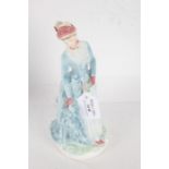 Royal Worcester figurine, 1878: The Bustle limited edition 5937 of 9500