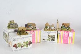 Lilliput Lane 'The Cow & Calf on Ilkley Moor', 'Fruits of the Forest', 'Big Ben', 'Teapot