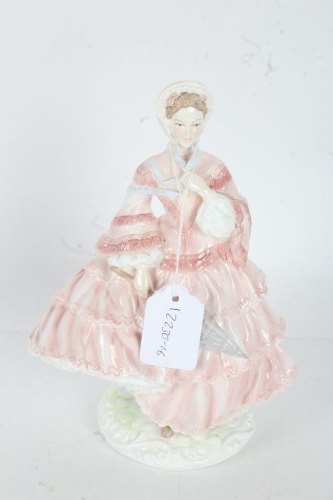 Royal Worcester Figurine, '1855: The Crinoline', The Victoria & Albert Museum, Walking-Out Dresses