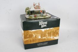 Lilliput Lane 'Christmas at Woody Bay Station', boxed