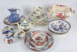Collection of Mason's china, to include a tureen, 'Strathmore' tea and coffee ware, blue and white