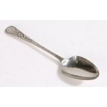 George III silver tablespoon, Exeter 1789, maker Richard Ferris, the old English pattern handle with