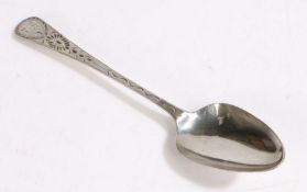 George III silver tablespoon, Exeter 1789, maker Richard Ferris, the old English pattern handle with