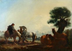 Follower of James Ward R.A. (British, 1769-1859) The Rearing Horse