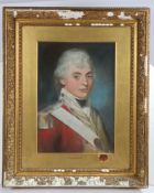 John Russell RA (British, 1745-1806) Capt. O'Dell of the 37th Regiment