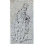 Italian School (18th Century) Study of a Figure, Possibly Christ