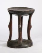 South African tribal stool, possibly Tonga tribe, Southern Zambia/ Northern Zimbabwe, of single