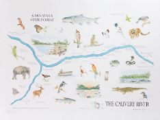 Sir Michael Tims K.C.V.O (British, Contemporary) 'The Cauvery River'