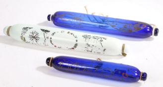 **DO NOT RE-AUCTION - ITEM TO COME BACK TO STOWMARKET** JA 22/11/22 Three 19th Century glass rolling