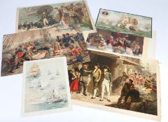 Portfolio of six 20th Century prints relating to Nelson (6)