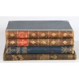 Whymper (F.) 'The Sea', II volumes, 1877, Cassell, Petter & Galpin, gilt tooled, with leather spines