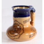 Rare Doulton Lambeth stoneware Irish Whisky advertising jug, 'Peter Walker & Son Ltd.,