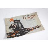 Large souvenir booklet of film "Q Ships" 1928, special exclusive season showing at the marble arch