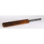 Sykes Ltd. London & Horbury treble spring cricket bat, 75cm long