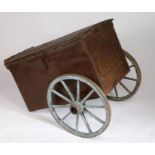 19th Century French coffee and spice sellers cart, "ETABLISSEMENTS DEBRAY No. 87", 94cm long