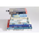 Selection of military aviation related books including, 'Fortresses of the Big Triangle First' by