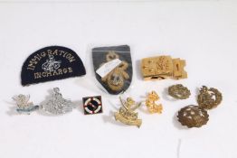 Collection of Pakistani public service organisation badges and buckle, Navy, Immigration,