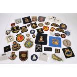 Collection of maritime cloth patches to the Royal Navy, Merchant Navy, Shipping Lines, Associations,