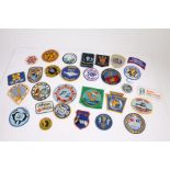 Collection of U.S. sleeve patches to Fisheries, Game Departments, sports clubs , etc, (qty)