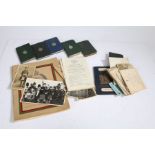 Ephemera, including three issues of the Royal Tank Regiment Journal from 1935/36, photographs of