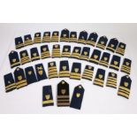 Collection of U.S. Coastguard bullion shoulder boards and buttons by Vanguard, (qty)