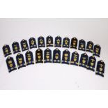 Collection of U.S. Coastguard bullion shoulder boards and buttons by Vanguard, (qty)