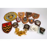 Collection of plaques to H.M. Ships Amazon and Drake, Inspectorate of Naval Ordnance, H.M. Yacht