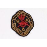 Kings crown Royal Artillery Association cloth badge