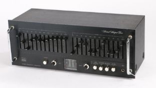 ADC Audio Dynamics Corp SS-2 Stereo Frequency Equalizer, Sound Sharp Two, serial number 113206
