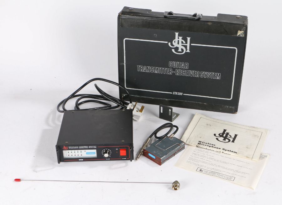 John Hornby Skewers & Co wireless receiver system with transmitter in box with instruction manual