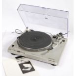 Technics Direct Drive turntable SL-D2, serial number GA1225E238 with operating instructions