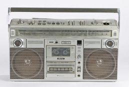 Hitachi TRK-8290E radio cassette ghetto blaster, the cassette recorder boombox with Dolby system