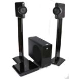 Kef home theatre system including KIT510 DVD player, a pair of Uni-Q speakers on Kef floorstanding