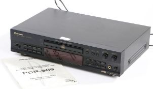 Pioneer Compact Disc Digital player/recorder, CD text Rewritable, PDR-609 serial number UJNN017866YY