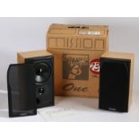 Pair of Mission 731i bookshelf speakers all in original box with manual, serial number 31P002041 (