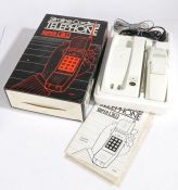 A 1980's Supercall slimline cordless home telephone with orignail boxed and owners manual