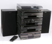 Sony LBT-D507 separates hi-fi system inculding TA-D507 Amplifier, ST-D707 FM/AM stereo tuner, PS-