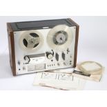 Akai GX-4000D reel to reel tape recorder with operators manual, serial number 60650-13680