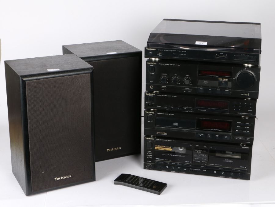 Technics separates system including SU-X911 Amplifer, ST-X933L tuner, SL-PJ26A CD Player, RS-X911