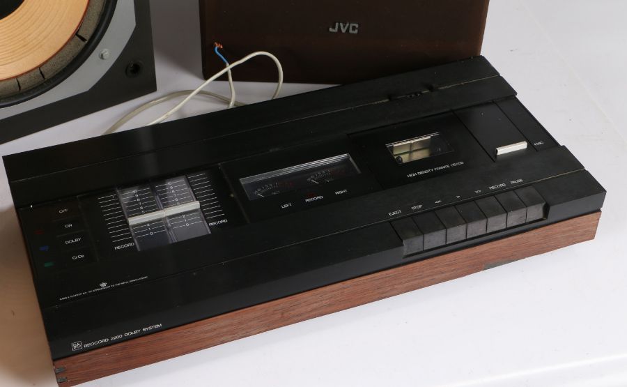 Bang and Olufsen beocord 2200 dolby cassette recorder complete with box, together with a pair of JVC - Image 3 of 3