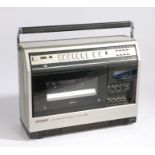 Sharp 1981 Portable VC-2300H Video VHS cassette recorder player.