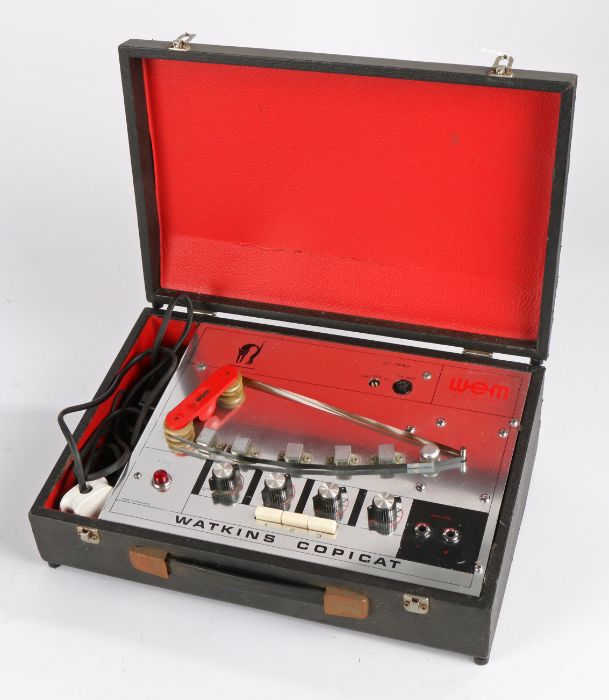 Watkins Electric Music (WEM) Custom Copicat professional Echo Unit, housed in travel case, serial