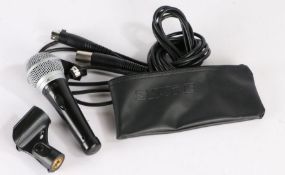 Shure PG48 Microphone, with cable, Shure bag and holder