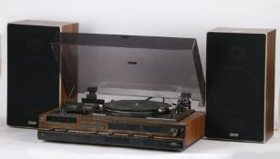 Hitachi SDT-7680 turntable, cassette player recorder, tuner, amplifier stereo music centre