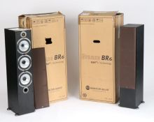Pair of floorstanding Monitor Audio Bronze 6 BR6 Speakers, with original boxes and owners manual