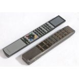 Bang and Olufsen BEO4 Remote Control together with a Bang and Olufsen Beovision Video Terminial