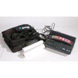 Segam portable Phone and Fax 275 with cables, user manual , spare fax rolls and carrying case