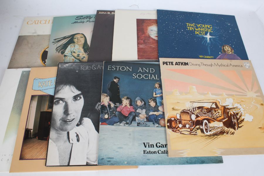 10 x Folk LPs. Pete Atkin - Driving Through Mythical America (6308070). Vin Garbutt (2) - Eston - Image 2 of 2