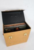 Collection of approx. 20 mixed 12" vinyl in a carrying case - Prince / Slade / The Beach Boys