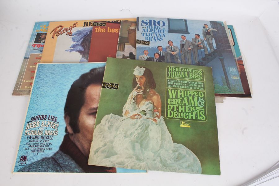 8x Herb Alpert and Tijuana style brass LPs